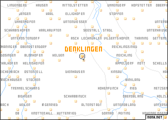 map of Denklingen