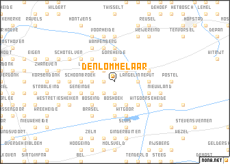 map of Den Lommelaar