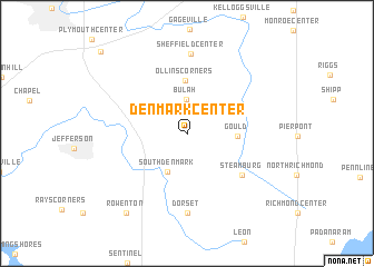 map of Denmark Center