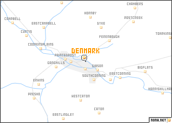 map of Denmark