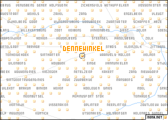 map of Dennewinkel