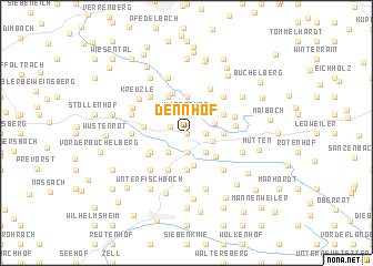 map of Dennhof