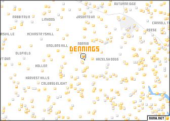 map of Dennings