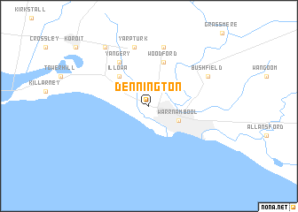 map of Dennington