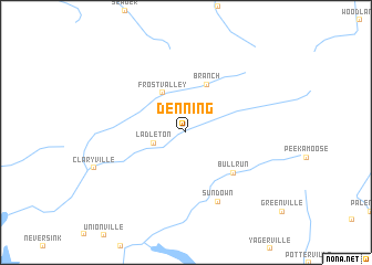 map of Denning