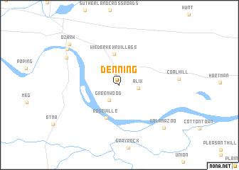 map of Denning