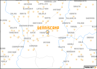 map of Dennis Camp