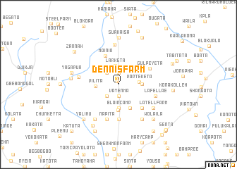 map of Dennis Farm