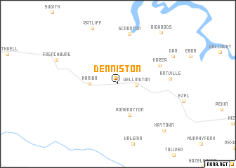 map of Denniston