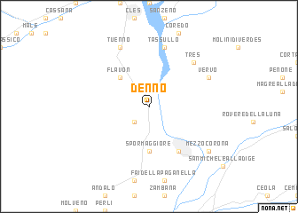 map of Denno