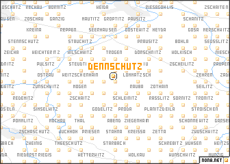 map of Dennschütz