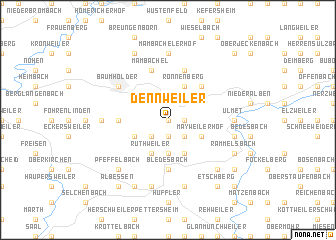 map of Dennweiler