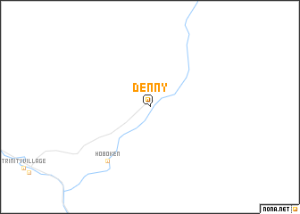 map of Denny