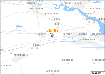 map of Denny
