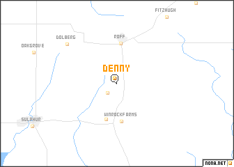 map of Denny