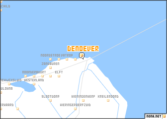 map of Den Oever