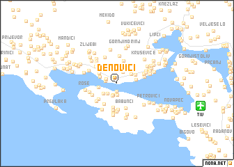 map of Ðenovići