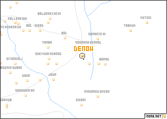 map of Denow