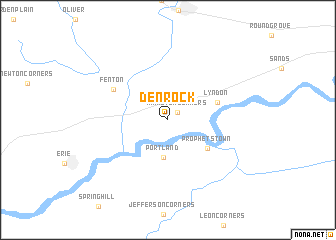 map of Denrock