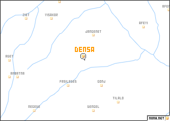 map of Densa