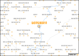 map of Densborn
