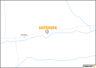 map of Densmore