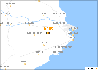 map of Dens