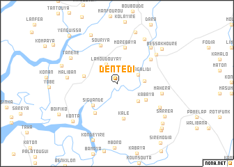 map of Dentédi