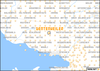 map of Dentenweiler