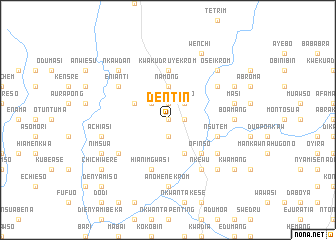 map of Dentin