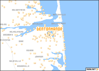 map of Denton Manor