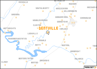 map of Dentville