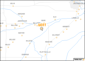 map of Dent