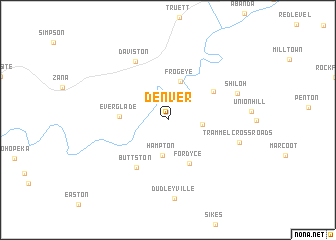 map of Denver