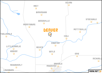 map of Denver