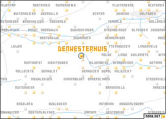 map of Den Westerhuis