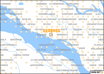 map of Deobhog