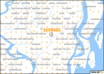 map of Deobhog