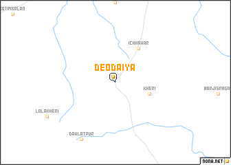 map of Deodaiya