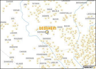 map of Deo Dheri