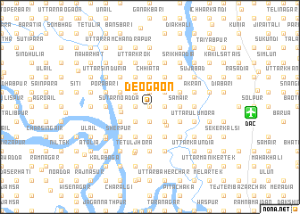 map of Deogaon