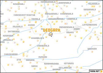 map of Deogarh