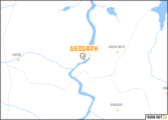 map of Deogarh