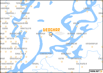 map of Deoghar