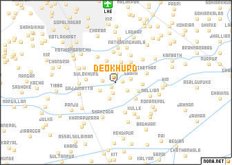 map of Deo Khurd