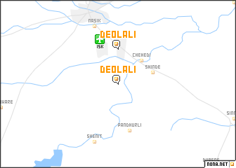 map of Deolāli