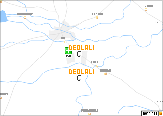 map of Deolāli