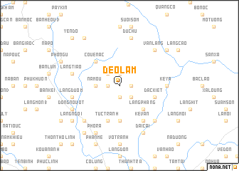 map of Deo Lam