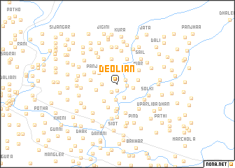 map of Deolīān