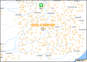 map of Deoli Chārkān